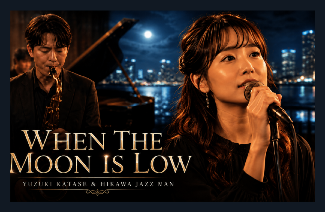 WHEN THE MOON IS LOW MUSIC CARD 表面